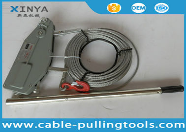 Dé el cable del torno del tirador del cable del alzamiento que tira de las herramientas con la cuerda de alambre de 20 metros