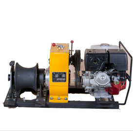 Motor de gasolina de 8 Ton Cable Winch Puller With Honda para la tracción del cable de la construcción del poder