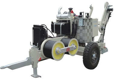 Tirador hidráulico de encadenación eléctrico del cable de la construcción SA-YQ60 60KN con el motor diesel