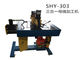 Máquina hidráulica del procesador de la barra de distribución de la función multi SHY-303 para cortar, perforar y doblar