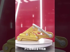 Cables aislados se juntan abrazaderas tirador de alambre conductor agarres