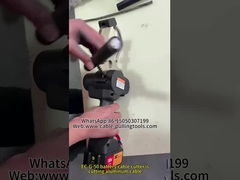 Una máquina puede hacerlo todo, cortar cables de Al y Cu, conductores ACSR, alambres de acero.