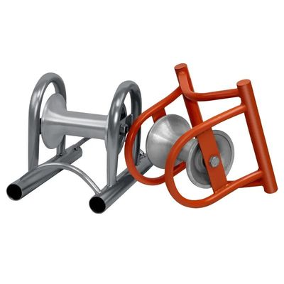 Guía de colocación de cable único subterráneo Roller de aluminio rueda de nylon manicomio Roller de cable