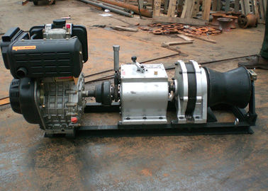 comprar Torno de elevación del cable de 5 toneladas del tirador diesel de alta velocidad del torno, conducción rápida de Sshaft del torno accionado del motor online manufacture