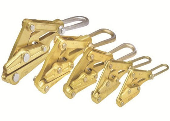 comprar Clampada de autoadhesión de aleación de aluminio Come Along con carga nominal de 10-40KN para la agarre del conductor y el cable online manufacture
