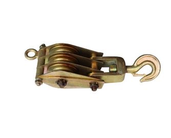 comprar Polea doble de elevación del gancho de la polea de las ruedas de la polea del bloque de polea de la cuerda de alambre online manufacture