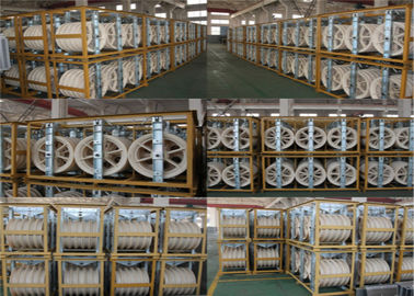 comprar Cuatro liaron área de sección del bloque de polea del conductor bajo línea 630mm2 que ataba con la rueda de nylon online manufacture