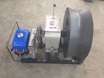comprar 3 cabrestante del cable del diámetro de la tonelada 600 que tira del torno con el motor de gasolina de Yamaha para la encadenación del cable online manufacture