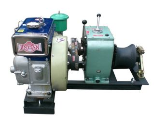 comprar Tirador del torno del cable del cabrestante con el motor 4HP del poder del motor diesel online manufacture