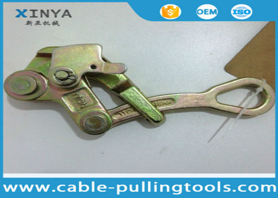 comprar 1 tonelada de carga nominal, agarre de tirón de cable con mandíbula dentada antideslizante y superficie galvanizada para conductores AAC ACSR online manufacture