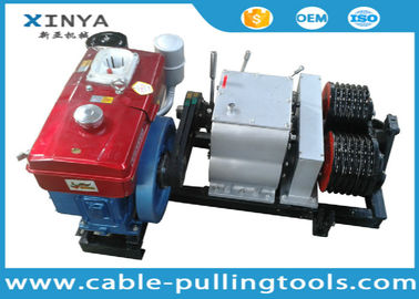 comprar Torno doble del alzamiento de tambor 5 toneladas con el motor diesel para la erección de la torre online manufacture