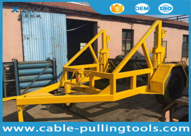 comprar El cable subterráneo equipa el portador del carrete de cable del remolque del tambor de cable de la tonelada 3-8 para transportar carretes de cable online manufacture