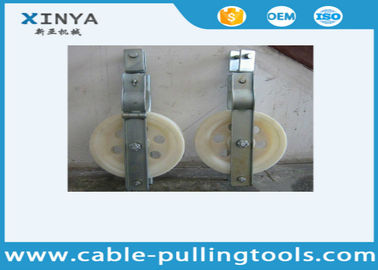 comprar Polea acanalada de nylon que ata la línea de transmisión de bloque de polea que ata las herramientas con la capacidad de carga 10KN para el conductor 95-120mm2 online manufacture