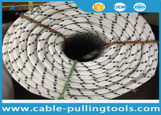comprar Cuerda de nailon trenzada doble de alta resistencia de 20 mm con resistencia a la rotura de 8200 kg para tracción industrial online manufacture