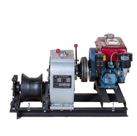 comprar Tirador del torno del cable de 3 toneladas con el motor diesel para tirar y alzar en la construcción del poder online manufacture