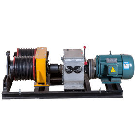 comprar Tirador del torno del cable de 5 Ton Double Capstan Electric Engine para la construcción del poder online manufacture
