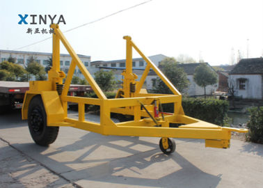 comprar remolque hidráulico del tambor del carrete de cable 80KN para el diámetro de la bobina de 3300m m, amarillo online manufacture