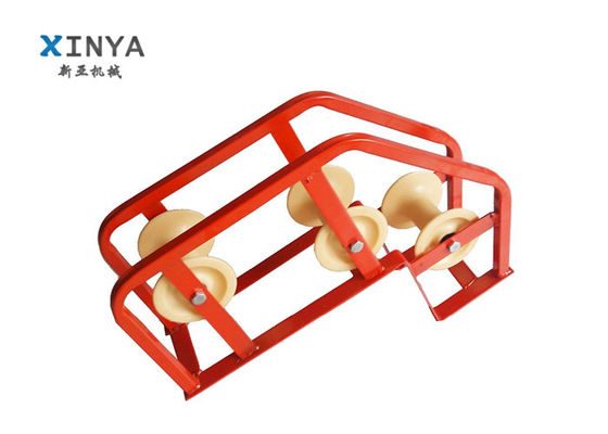 comprar Rodillo de esquina de cable de carga nominal de 10KN con diseño de rodillo de triple nylon para tirar de cables resistentes a la corrosión y el desgaste online manufacture