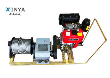comprar Solo tirador del torno del cable del torno accionado del motor de gasolina del tambor de 8 toneladas online manufacture