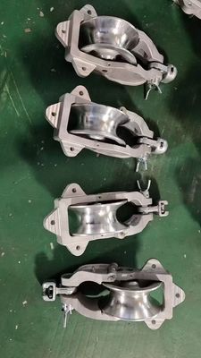 comprar 7 pulgadas de rueda de rodillo de alta resistencia rodillo de cable con marco de acero de trabajo pesado y bloque de cuerda resistente al clima y la corrosión online manufacture