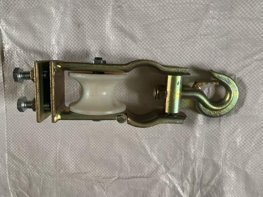 comprar Polea de tendido de conductor duradera con carga nominal de 5-20 KN y peso de 1.9-2.5 KG para líneas aéreas online manufacture