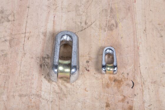 comprar Conector de alambre piloto de 50kN de trabajo pesado con diseño reforzado en forma de U y acero aliado de alta calidad para tirar seguro del cable online manufacture