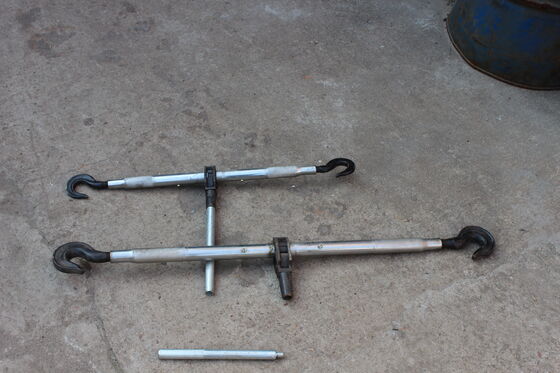 comprar Tensión de cuerda de alambre de 2 toneladas con diseño de doble gancho y correa ajustable para apretar el cable online manufacture