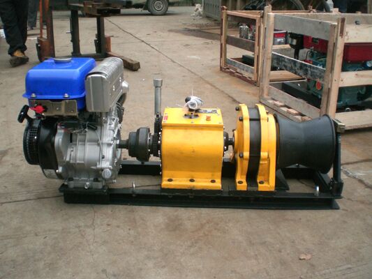 comprar Tirador de cabrestante de cable de gasolina de 5 toneladas con velocidad de línea rápida para tirar de cables de alta resistencia online manufacture