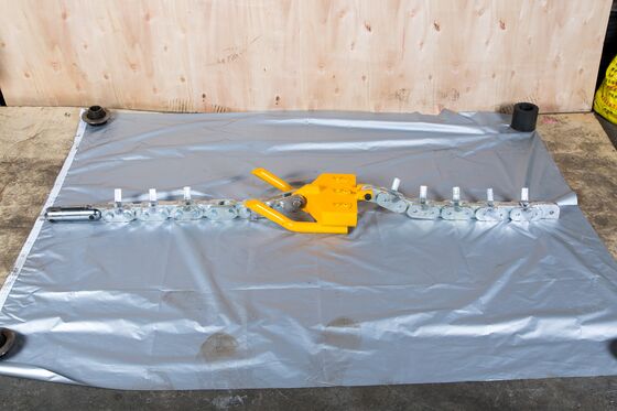 comprar Tabla de equilibrio con capacidad de carga de 100 kN para conductores de triple haz - Herramienta guía para tendido de líneas de alta resistencia online manufacture