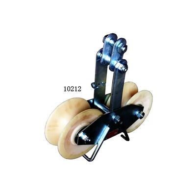 comprar Bloque de tendido de doble polea con carga nominal de 25 KN y poleas de nylon MC o aluminio para un funcionamiento suave con cojinetes de bolas online manufacture