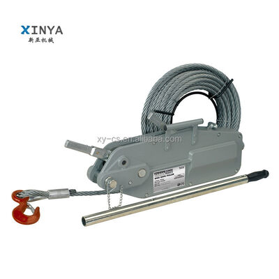comprar Tirador de cables de construcción de acero con llave de seguridad y capacidad de 1/3/5/8 de tonelada para tirar de trabajo pesado online manufacture