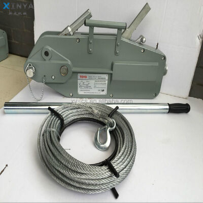 comprar Tirador de cables de 5 toneladas con llave de seguridad y construcción de acero para tareas industriales de tracción online manufacture
