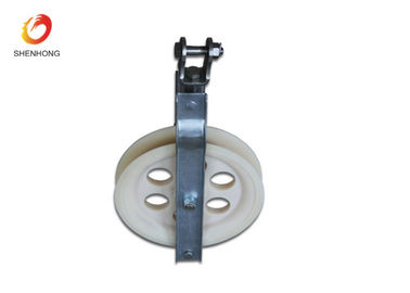 comprar Sola línea de transmisión de bloque de polea de la cuerda de la polea acanalada que ata la carga clasificada de las herramientas 5-55kN online manufacture