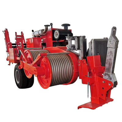 comprar Tractor de cable hidráulico de 250KN con rueda de tracción de 960 mm y velocidad máxima de 5 km/h para la construcción de líneas de transmisión online manufacture