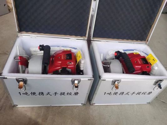 Máquina portátil de gancho de tracción de 1 tonelada accionada por gas