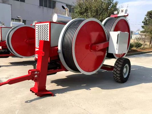 Dispositivo de tensión de alambre de tensión hidráulico de 2x50KN para ensamblar dos conductores