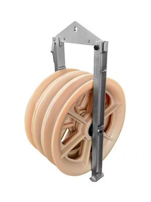Cinturón de nylon de gran diámetro Pulea de cuerda Bloques de cuerda personalizables OEM Tiempo de cuerda Pulea de transmisión de energía eléctrica Pulea