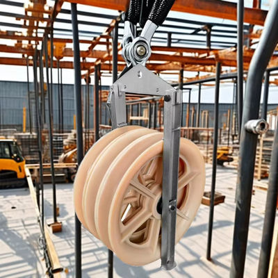 Cinturón de nylon de gran diámetro Pulea de cuerda Bloques de cuerda personalizables OEM Tiempo de cuerda Pulea de transmisión de energía eléctrica Pulea