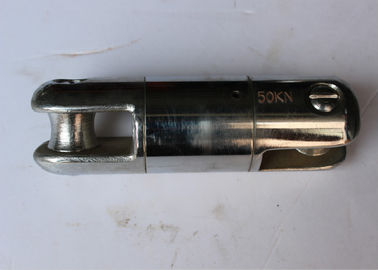 Conector de cable rotativo de alta resistencia de 3 toneladas para la cuerda de tracción durante línea de transmisión