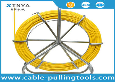 4.5mm 200m Rodder de conducto de fibra de vidrio de color amarillo para el proyecto de colocación de cables