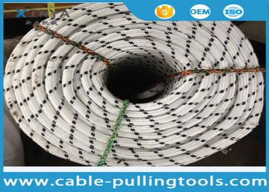 cuerda de nylon trenzada doble de 20 milímetros con la resistencia a ruptura 8200KG para tirar