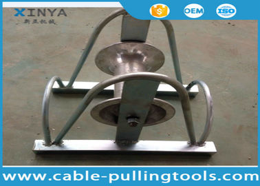 Herramientas subterráneos de alta resistencia del cable/línea recta cinc del rodillo del cable plateado con los rodillos de aluminio