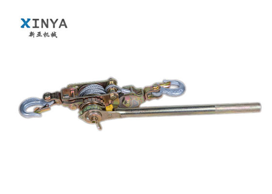 2 toneladas de carga nominal tirador de cables de trinquete con acero resistente a la corrosión y 360o movimiento de la manija para la construcción de tensión