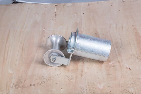 Robust Steel Cable Entry Bellmouth Roller with 1-Year Warranty and 4.3kg Weight for Easy Wire Feeding